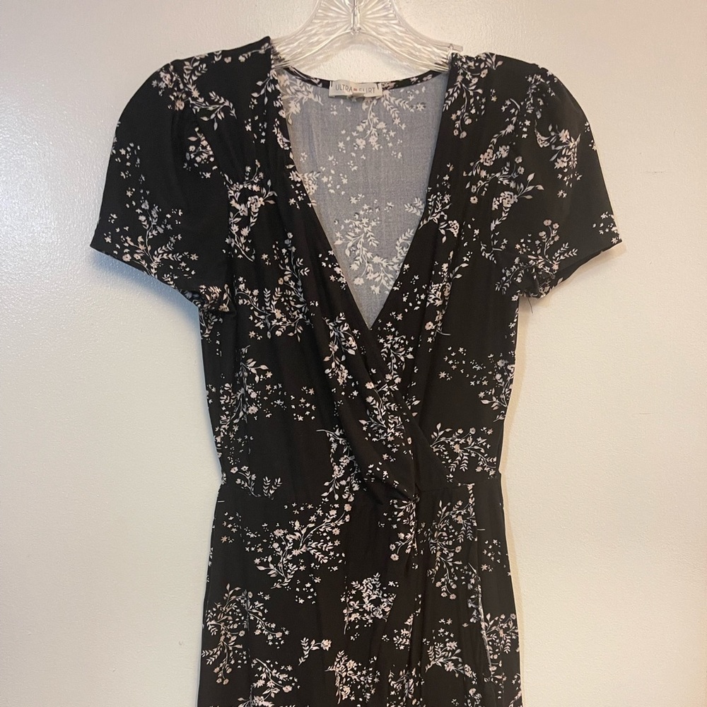Ultra Flirt Black and White Dress